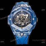 HB Factory Hublot Sang Bleu II Blue Ceramic 45mm watch Super Clone